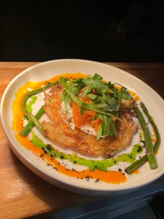 Драник с лососем