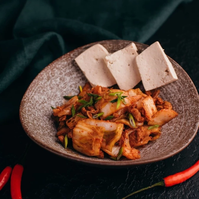 Кимчи со свининой . 