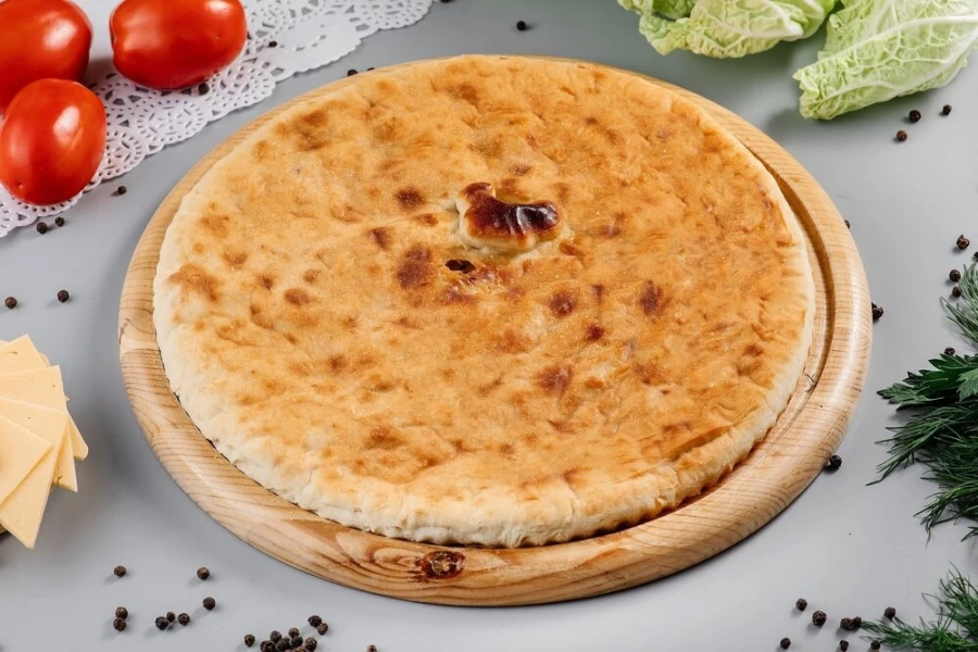 Осетинский пирог с курицей и сыром