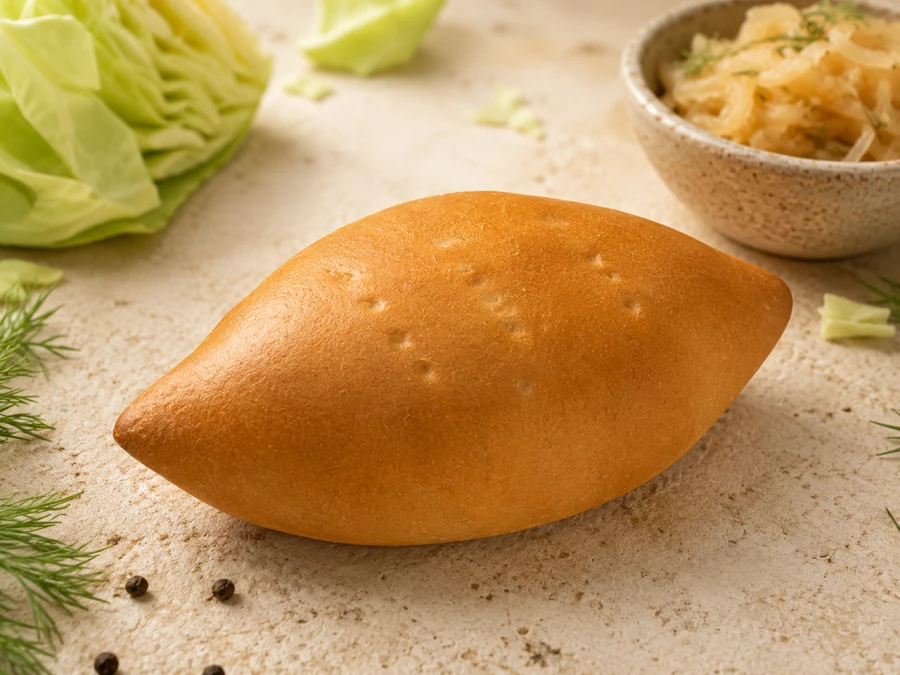 Мини пирожок с капустой