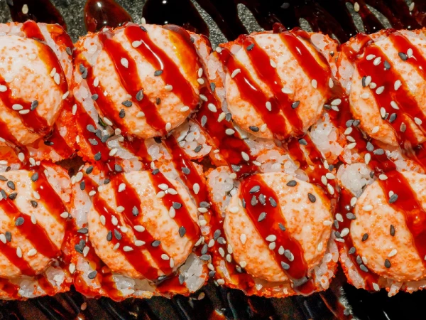 Запеченный Калифорния с крабом