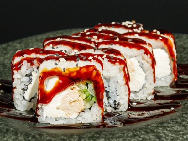 Ролл курица терияки