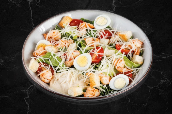 Цезарь с креветками 