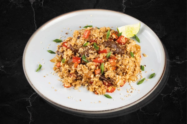 Рис с говядиной 