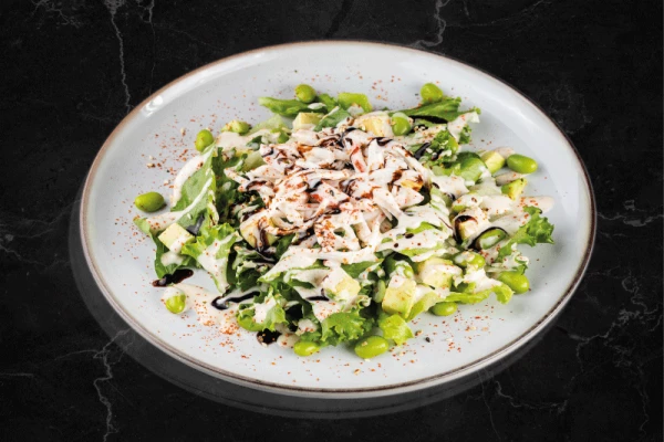 Салат со снежным крабом