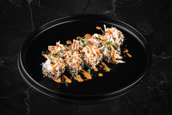 Ролл со снежным крабом и спайси 8 шт 