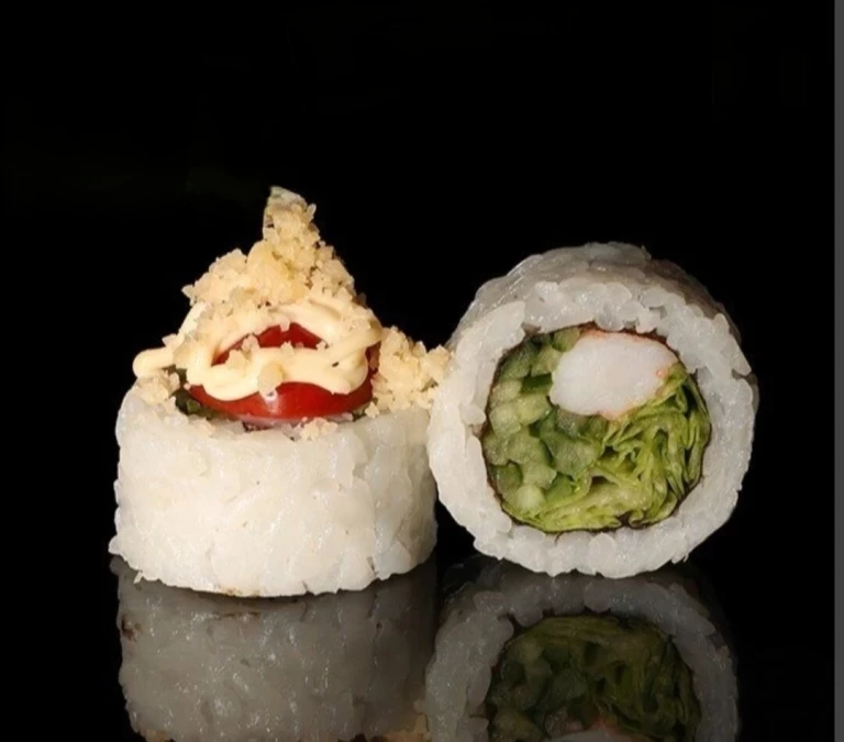 Ролл Цезарь с креветкой