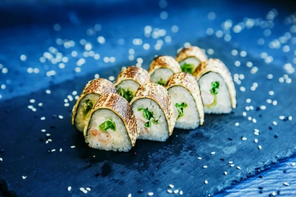 Сливочная креветка(под сырным ломтиком)