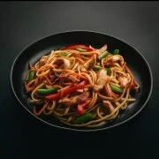 Удон с курицей