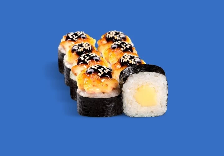 Запеченный ролл Сырный