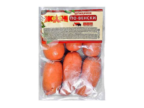 Шпикачки "Желен по-венски" в натуральной оболочке
