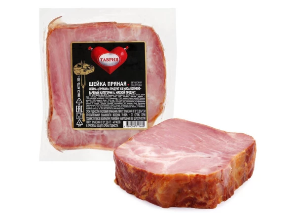 Шейка пряная "Таврия" варено-копченая