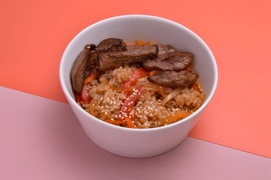 Рис с говядиной