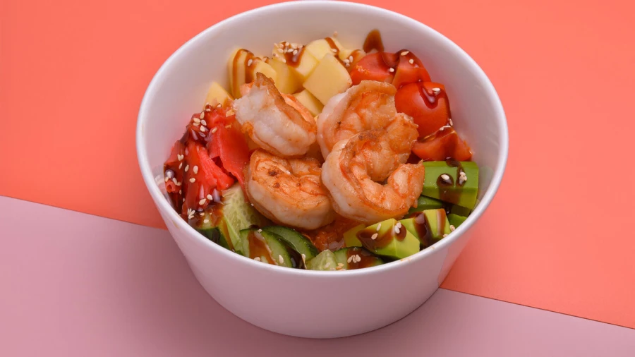 Поке с креветкой