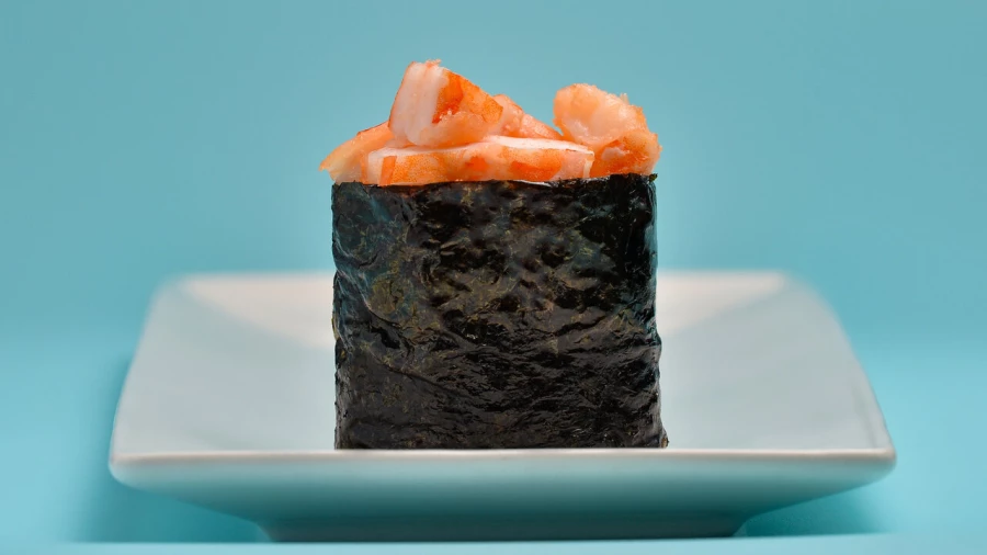 Гункан с креветкой