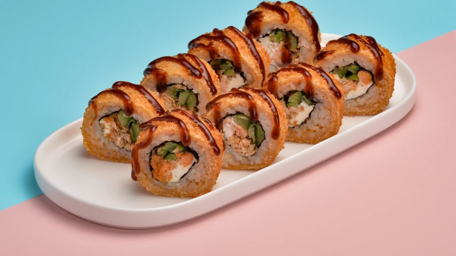 Ролл темпура Фила терияки 