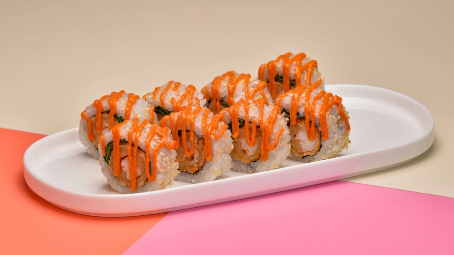 Ролл Темпура креветка том-ям