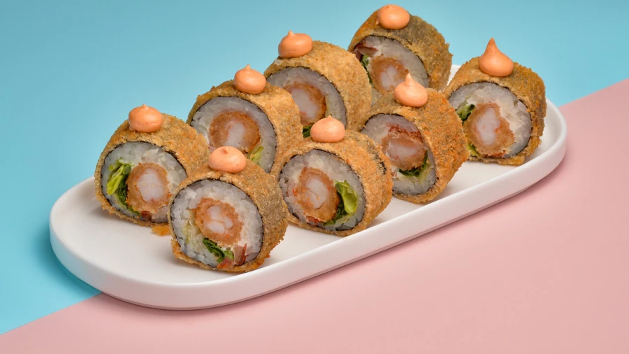 Ролл темпура С креветкой