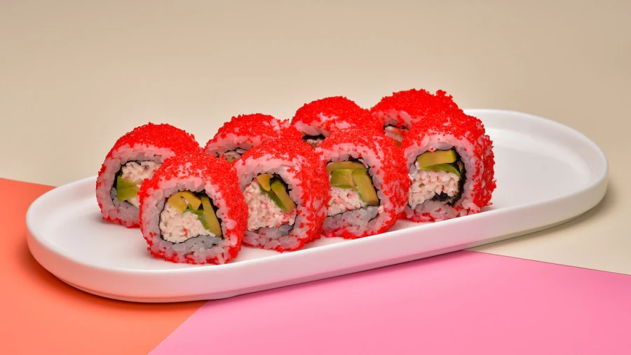 Ролл Калифорния с крабом