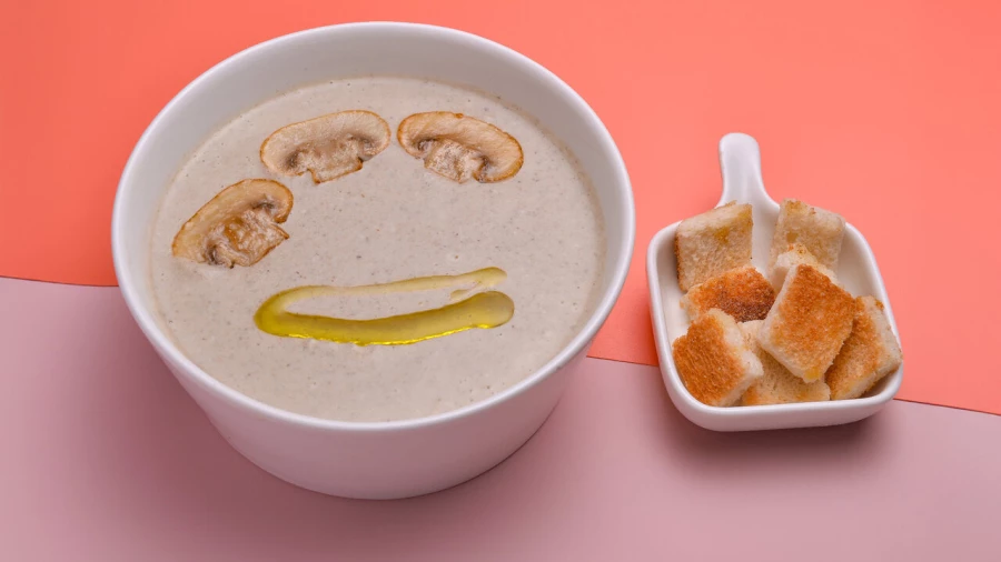 Крем-суп грибной