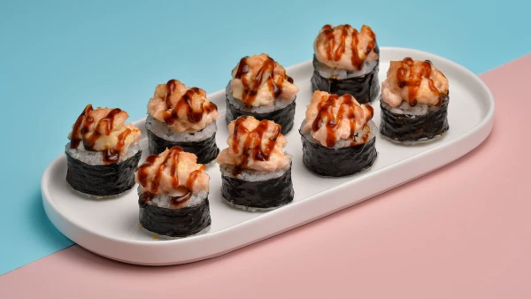 Ролл запеченный Тар-тар из лосося