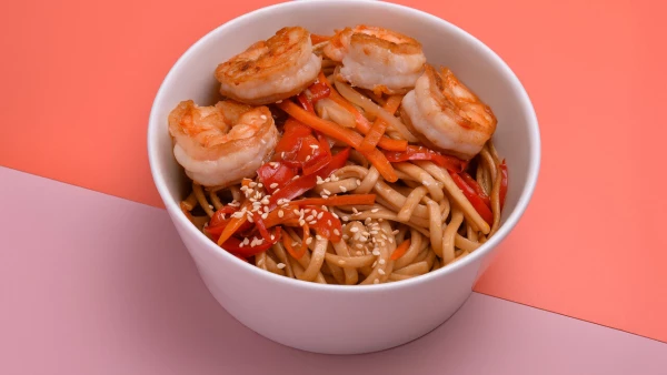 Удон с креветкой