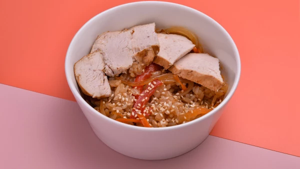 Рис с курицей