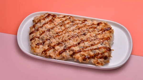 Динамит с курицей и грибами