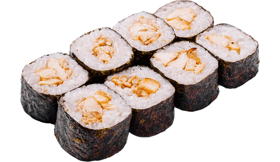 Маки с курицей