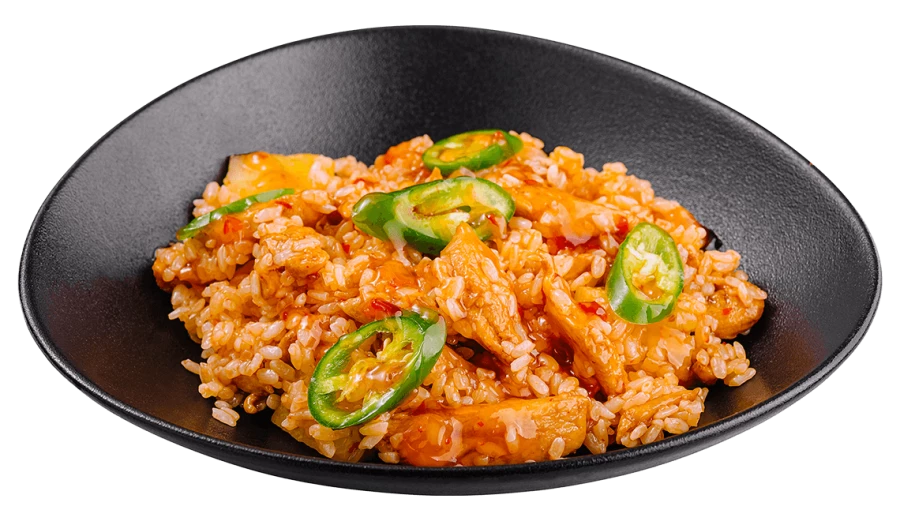 Азиатский рис с курицей