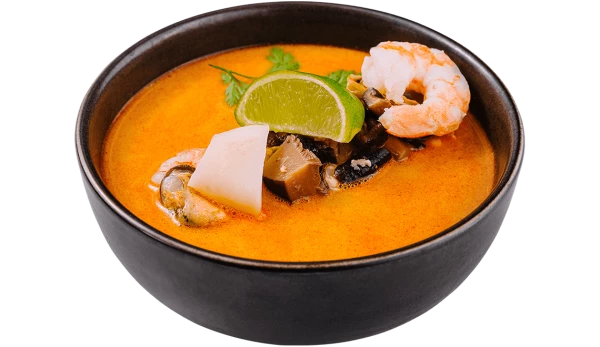 Tom Yam cu fructe de mare
