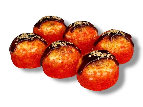 Запечённый ролл с креветкой