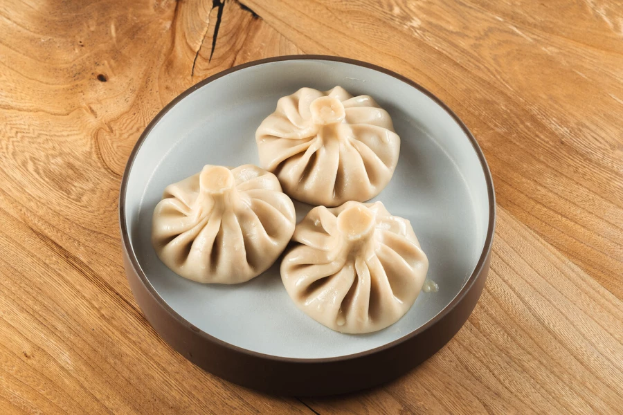 Хинкали с грибами