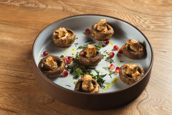 Шампиньоны на гриле