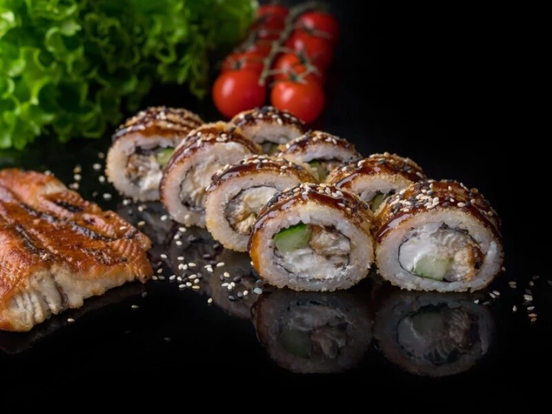 Темпура с угрём