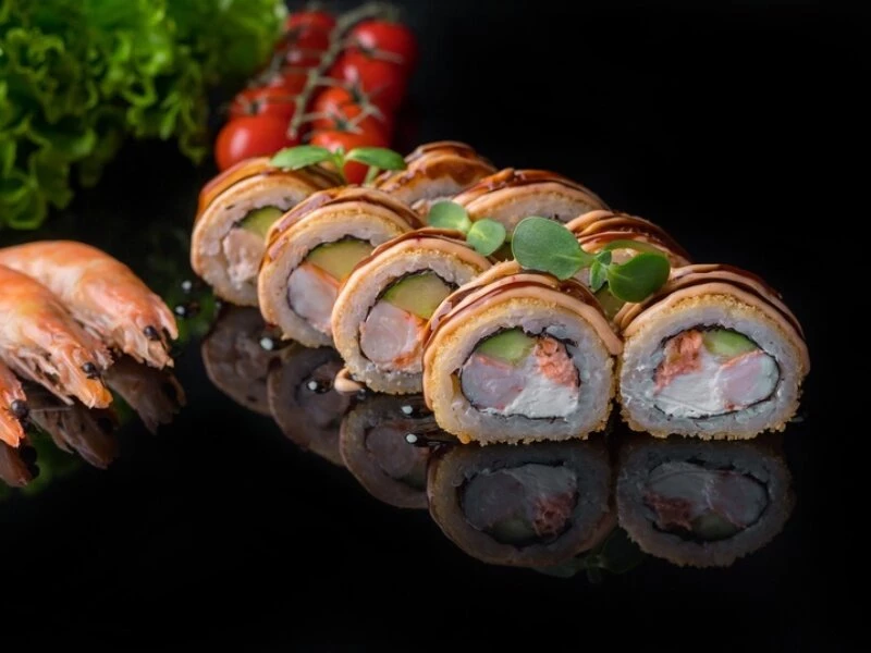 Темпура лосось / креветка