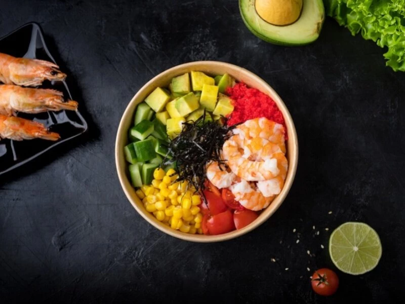 Поке с КРЕВЕТКОЙ