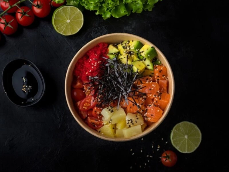 Поке с ЛОСОСЕМ