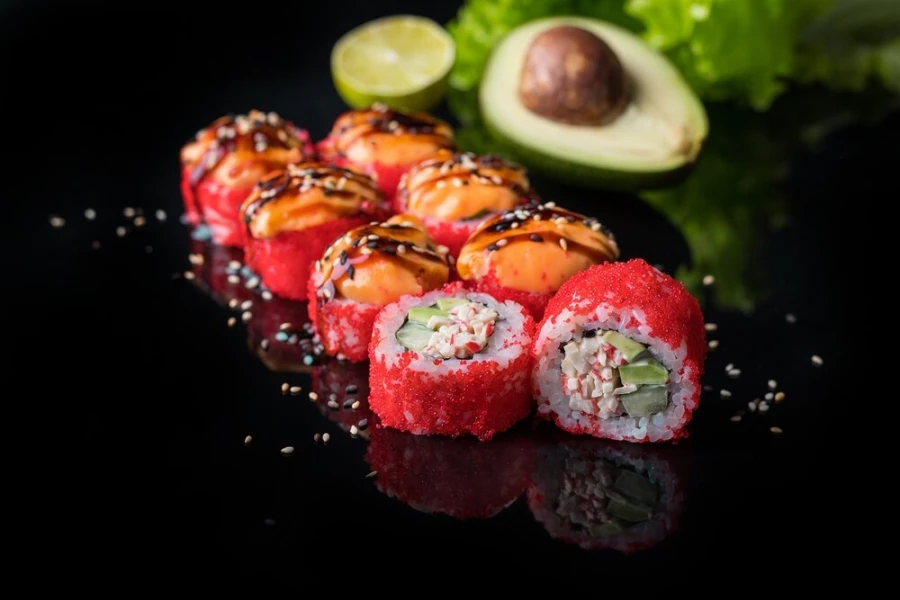 Калифорния запечённая (снежный краб) копия