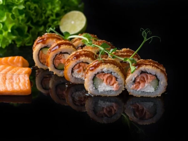 Темпура с лососем