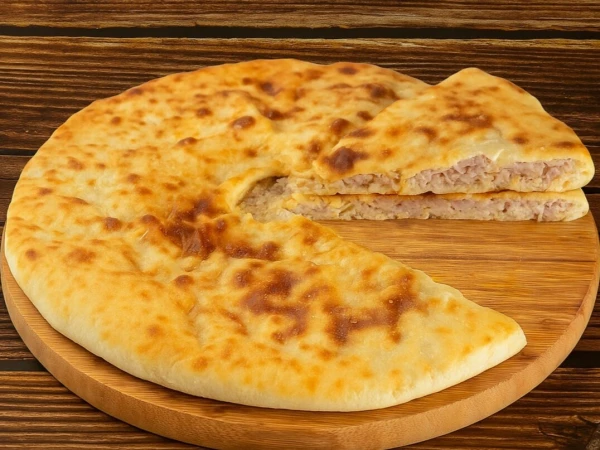 Пирог с курицей и сыром