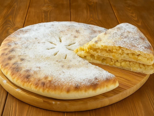 Сладкий пирог с яблоком и корицей