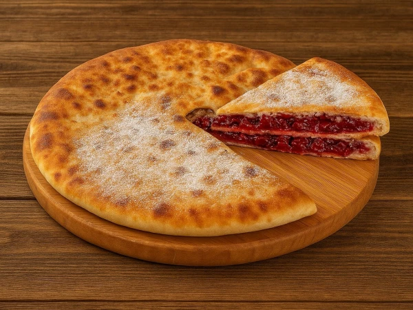 Осетинский пирог с вишней Балджын