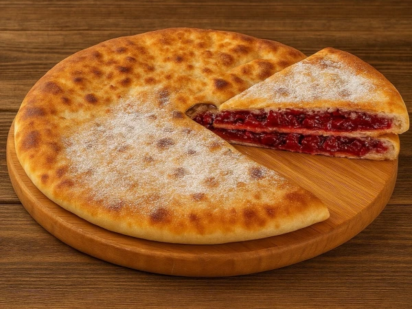 Осетинский пирог с вишней Балджын