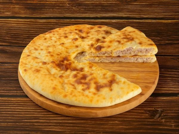 Пирог с курицей и сыром