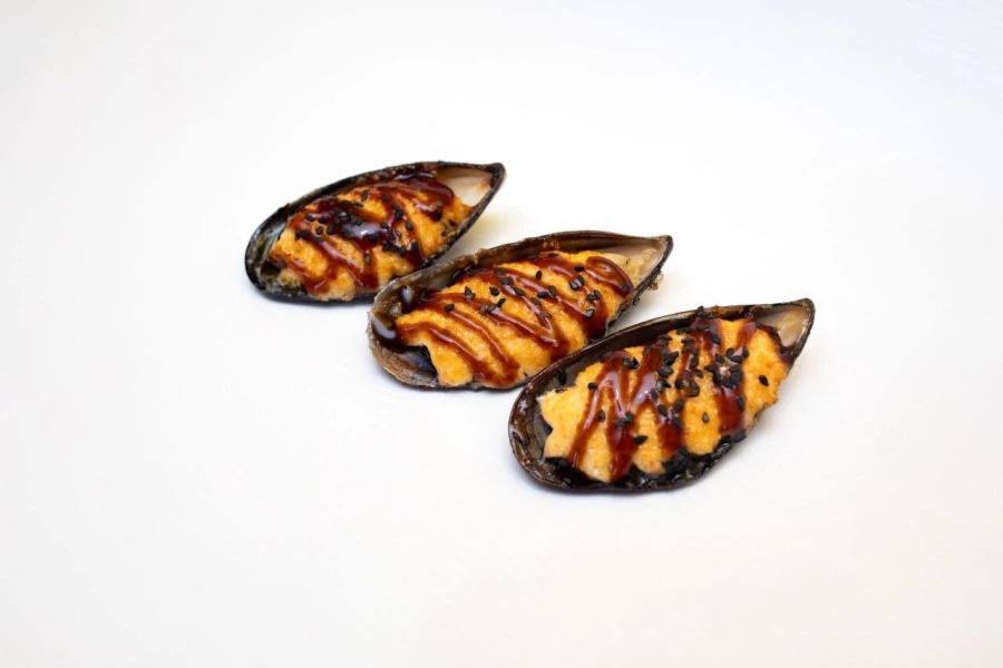 Мидии запеченные 