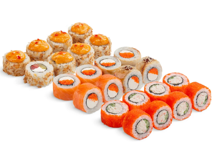 Сет Дабл с белым соусом