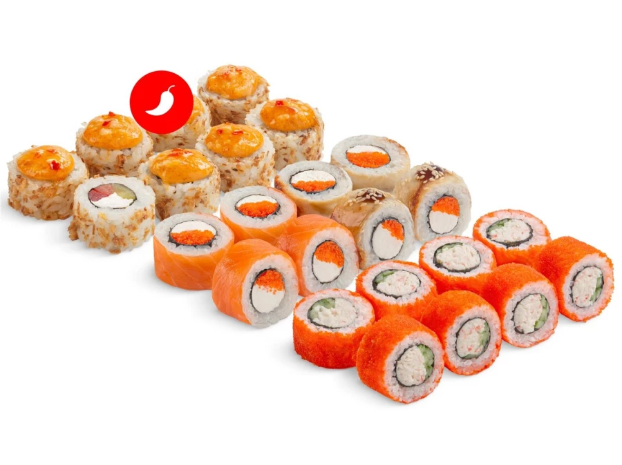 Сет Дабл со спайси соусом