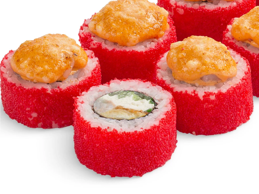 Ролл Киото с белым соусом