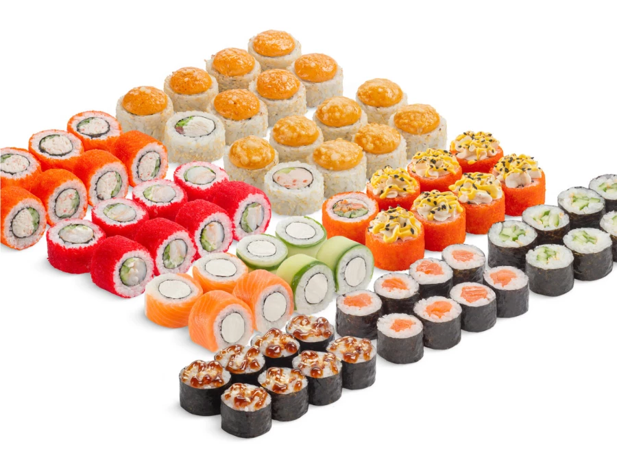 Сет Семейный с белым соусом